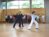Dr. Langhoff leitet einen Tai-Chi-Kurs f�r die BARMER-Krankenkasse in Ingolstadt